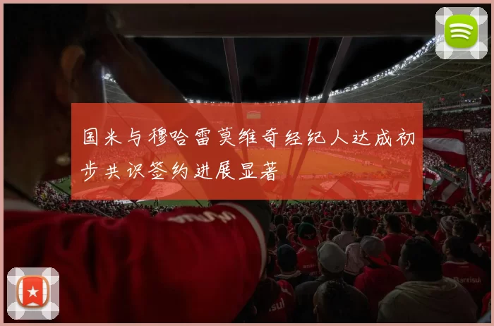 国米与穆哈雷莫维奇经纪人达成初步共识签约进展显著
